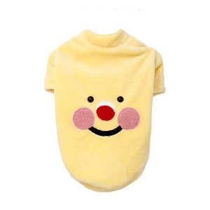 dropshipping 2023 New Pet It Funny Clown Pet Halloween Costume Christmas Dress Up Dog Clothes Winter Big Dog Sweatshirt