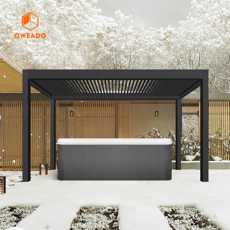 Oweado Aluminium Bioclimatic Design Outdoor Garden Pergola Gazebo Canopy