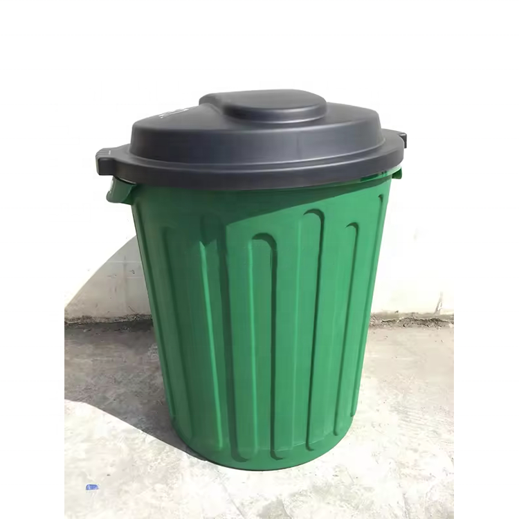 60L Round waste Bin Trash Cans Dust Box Garbage Container in Plastic with Good Quality