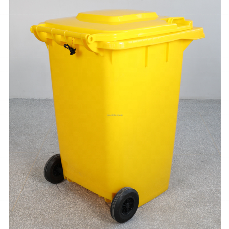 Trash Can Dustbin Waste Bins for Outdoor Street Best Price Plastic 360 Liter Garbage Bin