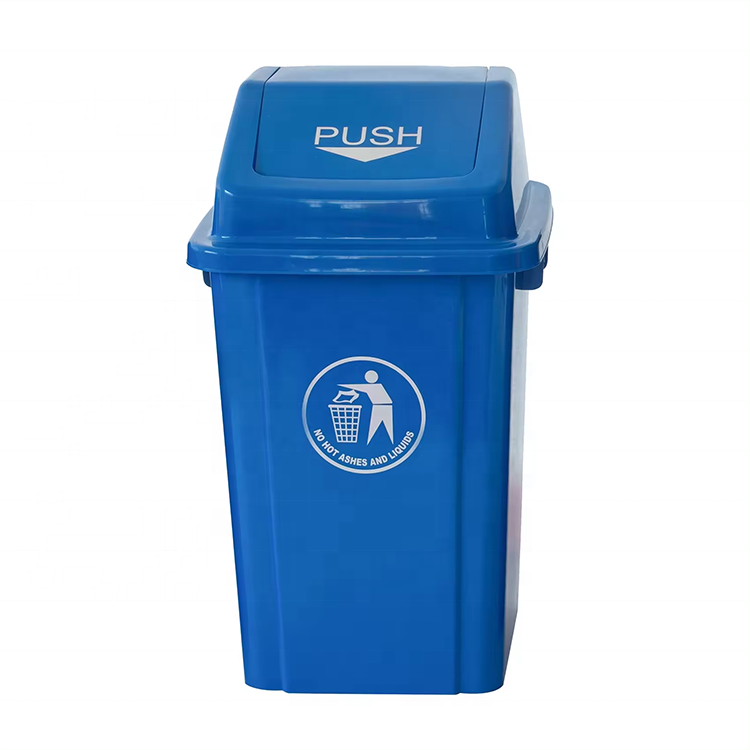 Trash Can Public Trash Cans 60L Plastic Recycle Waste Bin Garbage Bins in Sale Price