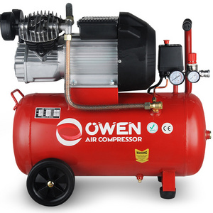 Piston Type Portable Direct Driven 2 Cylinder Air Compressor High Quantity 3HP 250l/min 50 L car air compressor