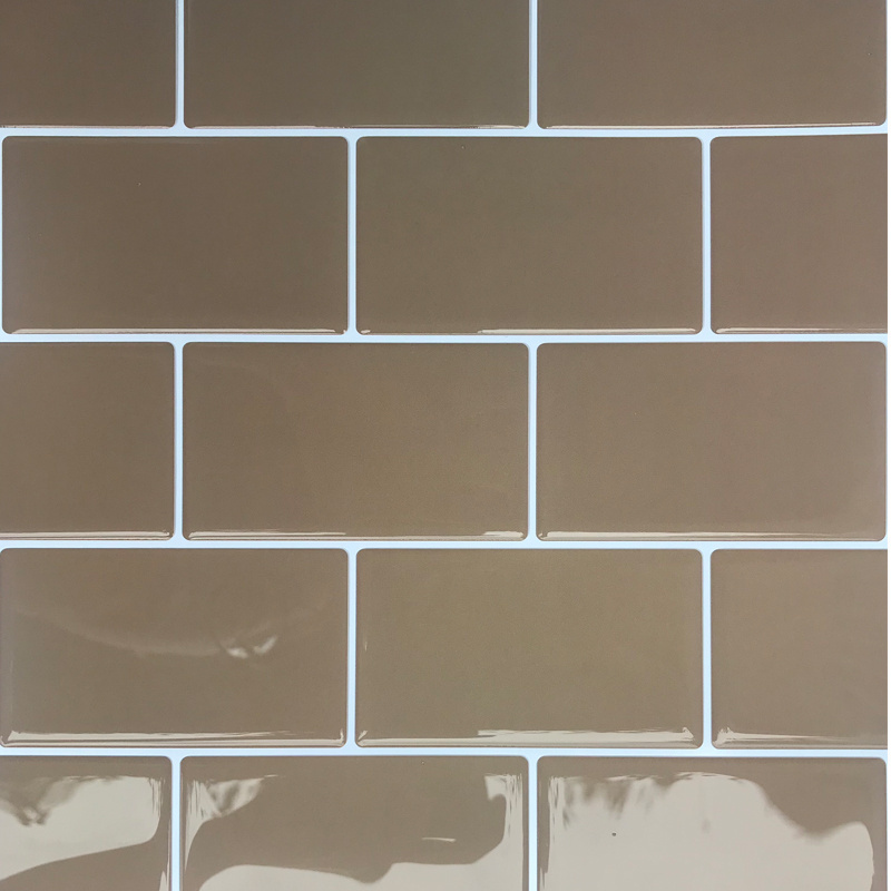 High Quality DIY Brick Subway Tiles Stick on Peel and Stick 3D Wallpaper Backsplash Wall Tiles