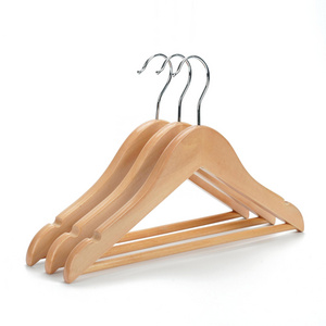 Natural Baby Toddler Children Kids Wooden Clothes Coat Hanger Wood Hangers for Clothes