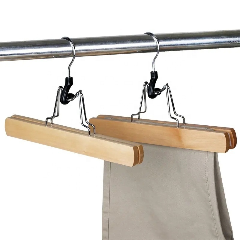 Kleiderbugel Ganchos Para Ropa Suit Coat Wooden Wood Hanger Cloths Hangers Rack Stand For Clothing Store Cabides De Madeira