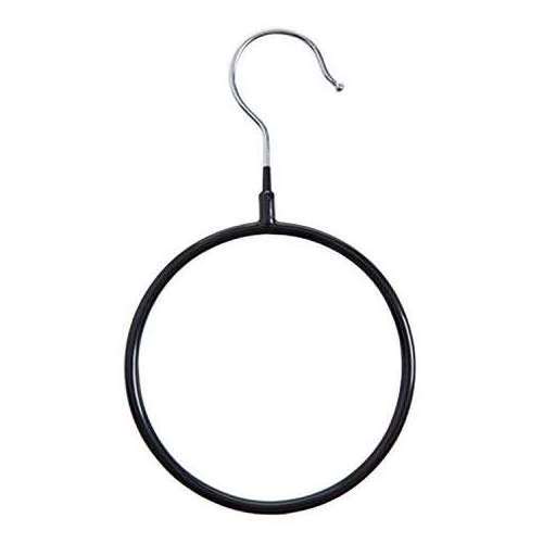 Hijab Hangers PVC Coated  Round Ring Metal Circular Closet Clothes Scarf Belt Hanger