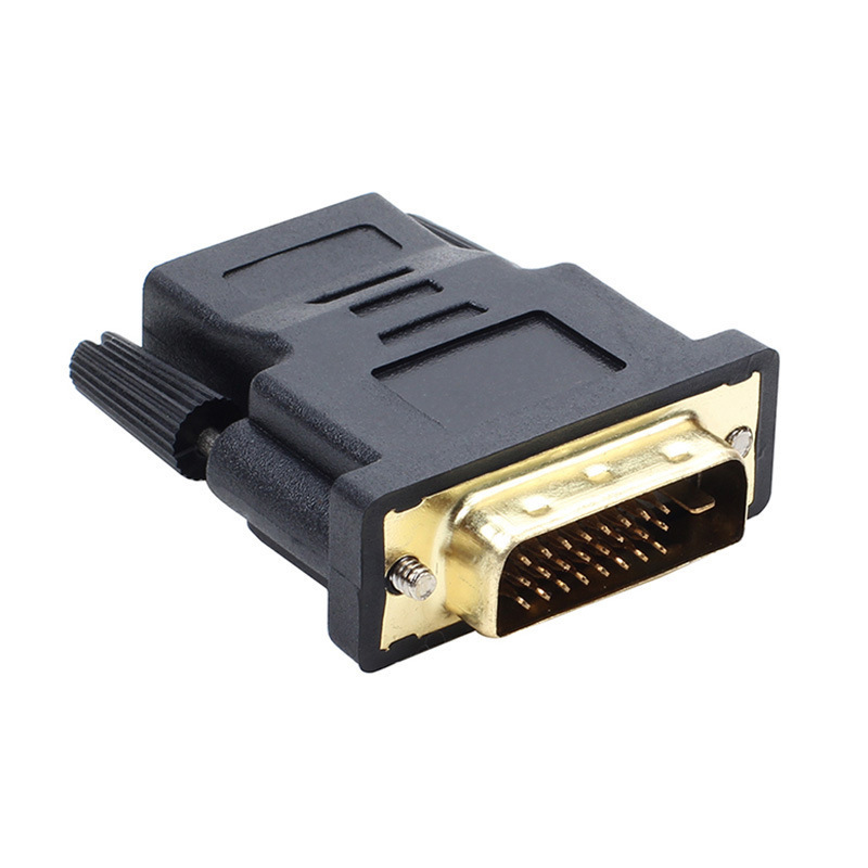 DVI to HDTV female adapter gold plated male HDTV to dvi24+1 bidirectional converter