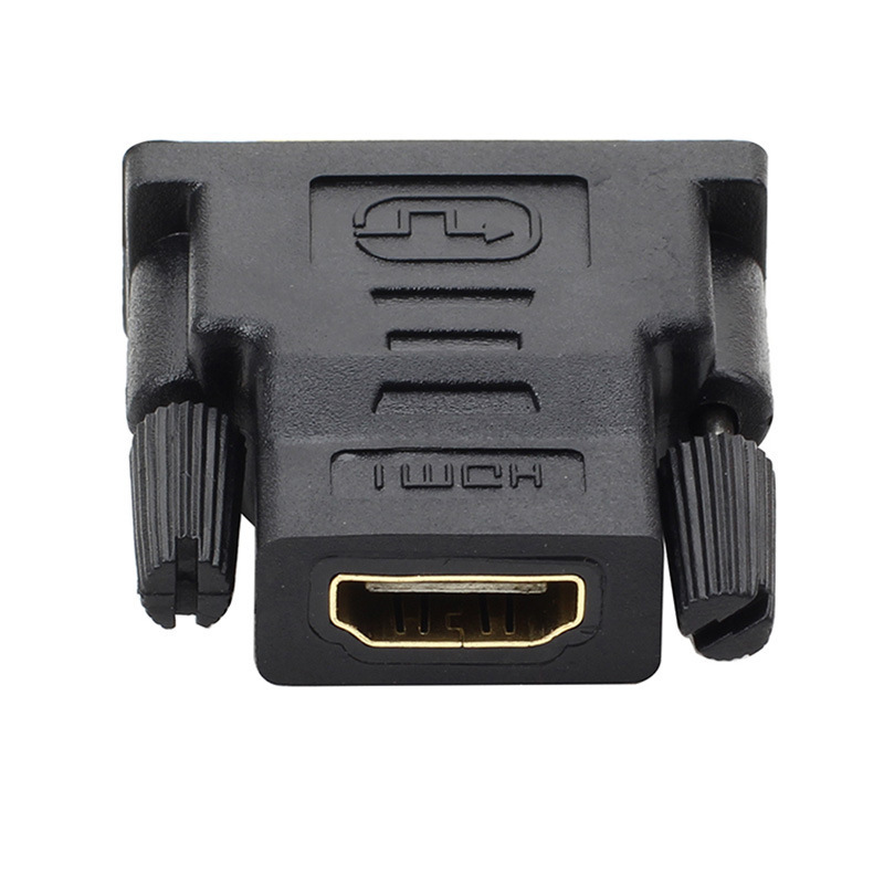 DVI to HDTV female adapter gold plated male HDTV to dvi24+1 bidirectional converter