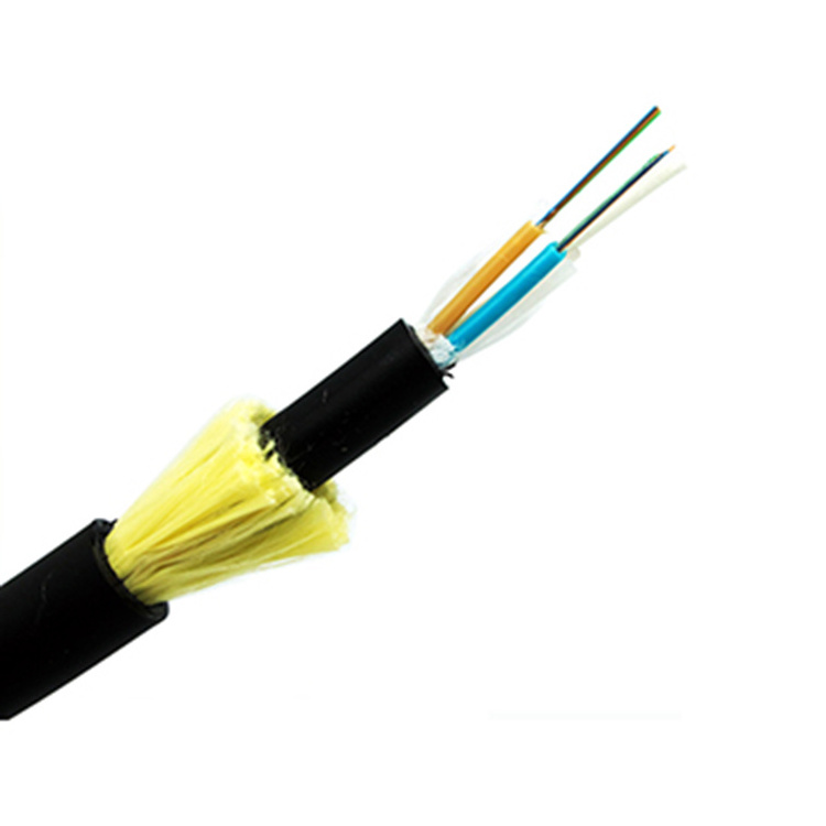 Self-supporting SM G.655 48 Core Adss Fiber Optical Cable Manufacturers adss fiber optic cable 48 core