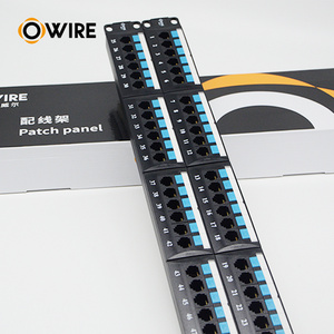 12 port Wall Mounted box UTP Cat5e Cat6 Patch Panel 10" 1U, Krone or surface mount patch panel