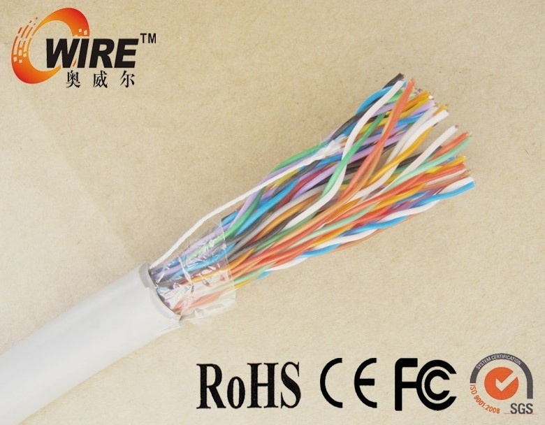 8 cores Telephone cable drop wire  50 100 300 Pair outdoor communication cable