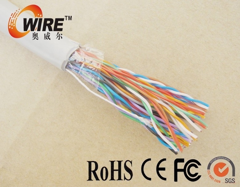 8 cores Telephone cable drop wire  50 100 300 Pair outdoor communication cable