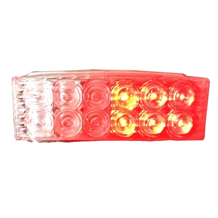 Red And Blue road construction traffic signal safety emergency strobe flashing led solar warning light