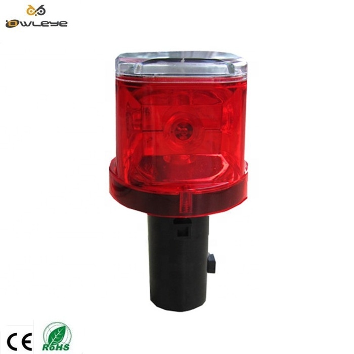 Traffic Cone Warning light Construction solar led Flashing Warning light road safety Signal barricade Light