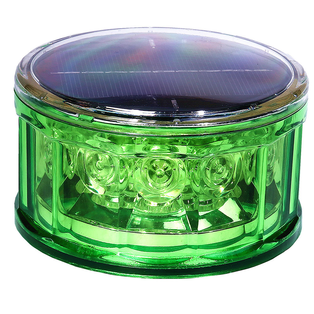 magnetic rotating solar barricade light led  warning ambulance beacon lights