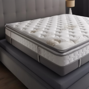 California King Premium Latex Mattress with Breathable Fabric for a Cool and Restful Night's Sleep