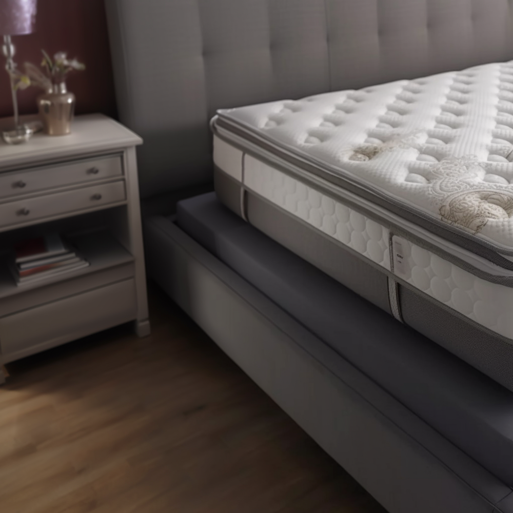 California King Premium Latex Mattress with Breathable Fabric for a Cool and Restful Night's Sleep