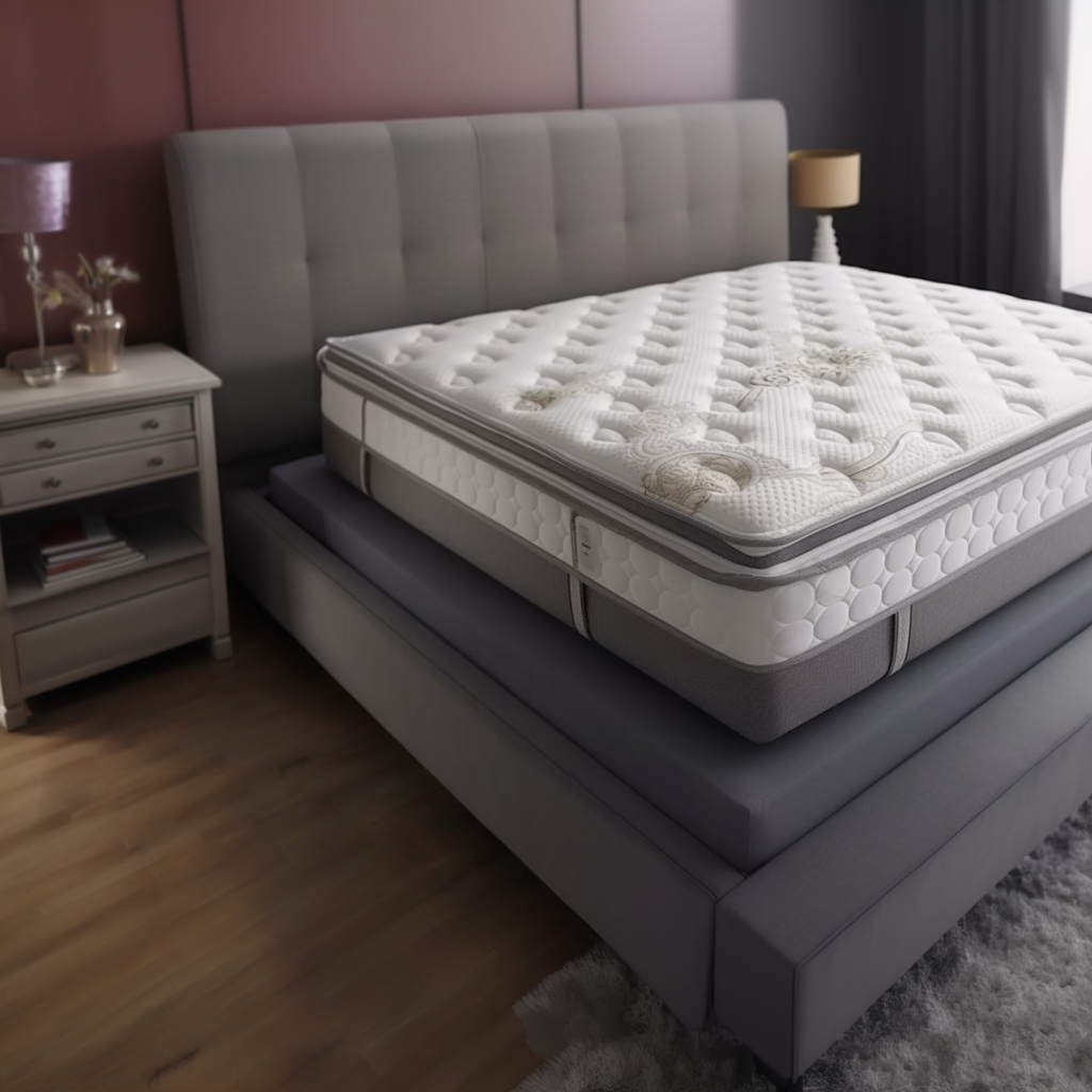 California King Premium Latex Mattress with Breathable Fabric for a Cool and Restful Night's Sleep