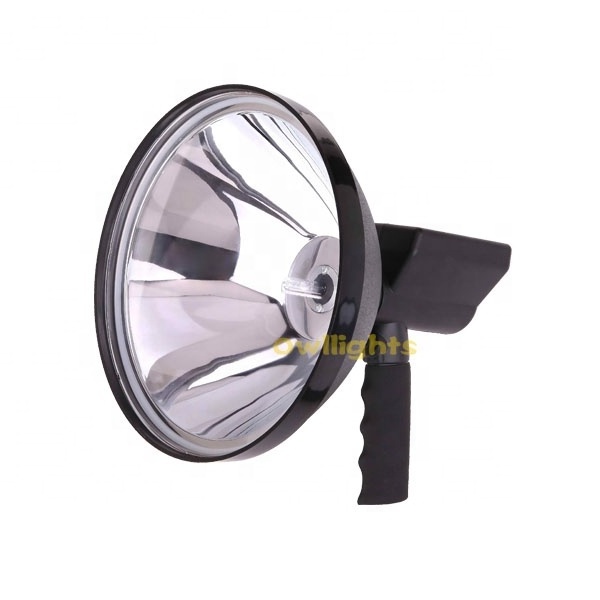 12V 9 Inch 55W 75W HID Hard Light Portable Hot Sale HID Handheld Spot Hunting Search Light