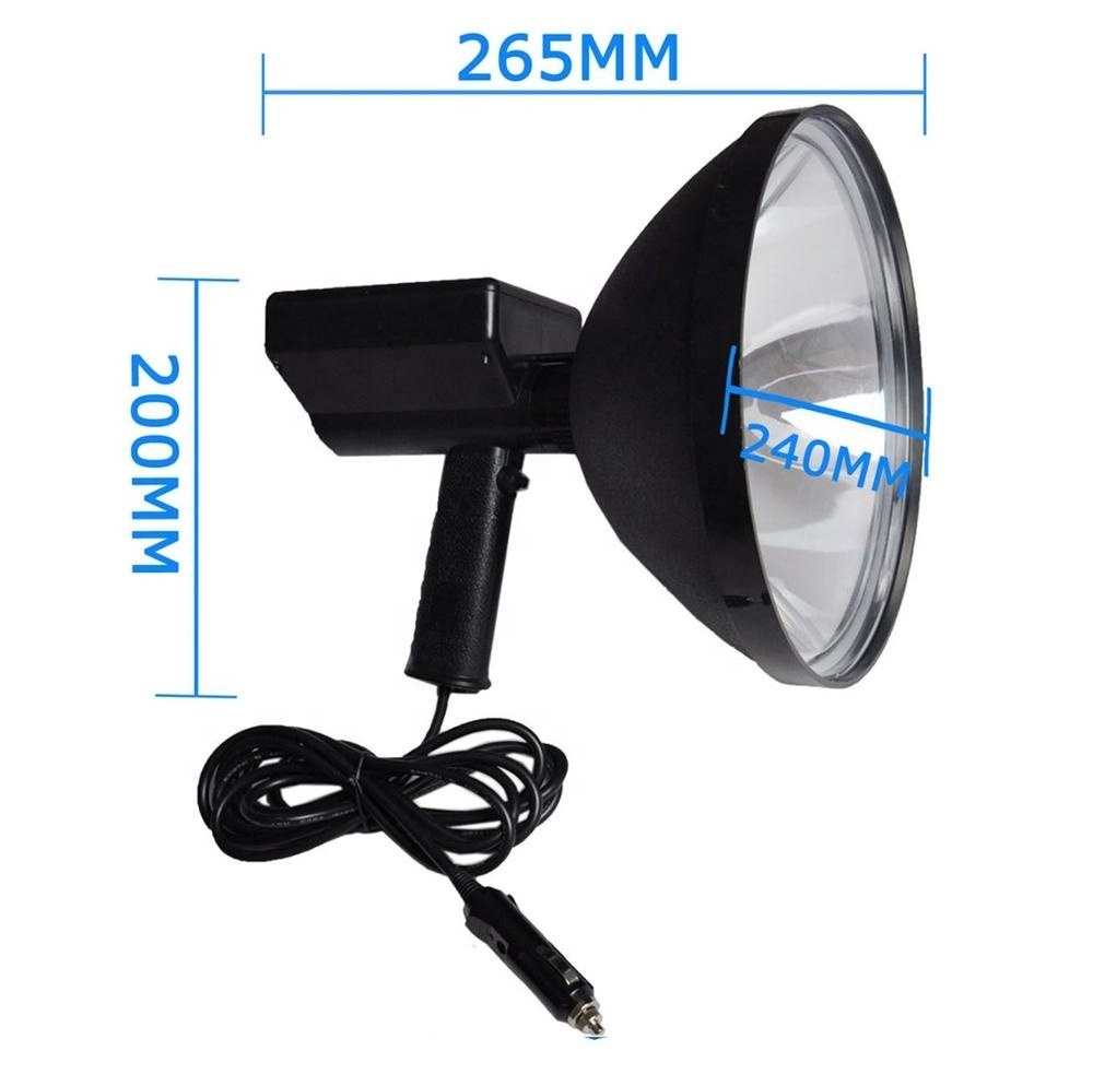 High Power Hunting Equipment HID Spotlight 12V Handheld HID Marine Spotlight 100w 150w