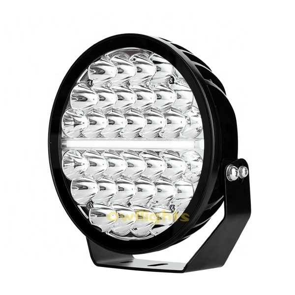 New Factory Price 12V 24V 9 Inch LED Work Light With White Yellow Drl, 9 Inch 170w Headlight Spotlight For Truck SUV UTV