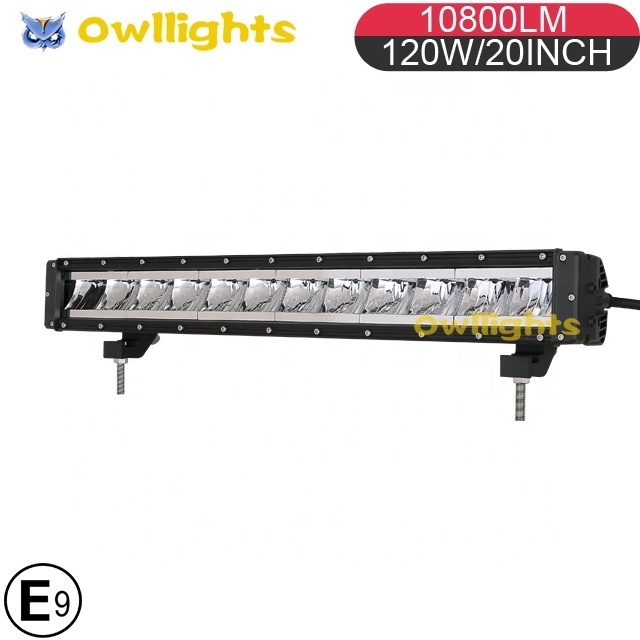 2022 Waterproof New Reflector 3D Refringence 23 inch Auto LED Light Bar For Car Truck, Auto Part 120w LED Work Light Bar