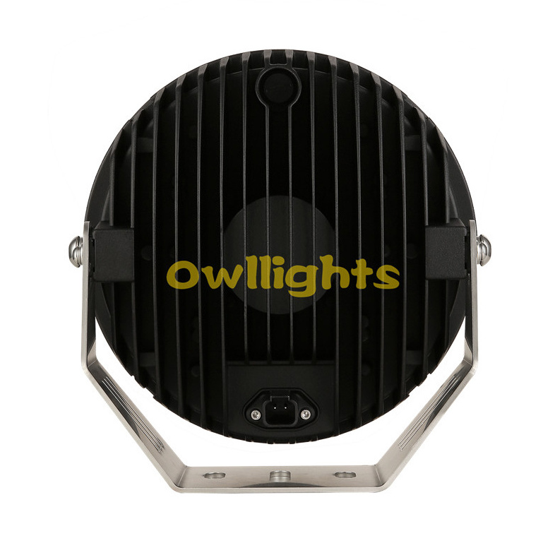 Professional 12V 24V 135w LED lamp Laser Logo Motorcycle LED Headlight 9inch 4x4 LED Laser Off Road Car Driving Light