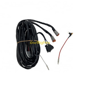 Automotive Fog Light Wire Harness 12v  Fog Lamp On Off Switch Wiring Harness Kit For DRL LED Driving Light