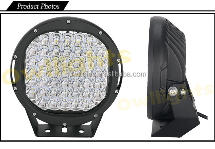 LED 225w Spotlight 12v 24v 32v dc, Lens Cover 9inch 10inch LED Driving Lights Hunting Spotlight, IP68 LED Diving Light 225watts