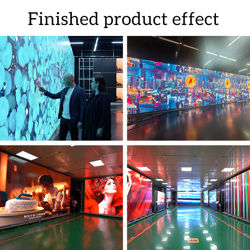 Indoor LED thin screen with flat cable HD video wall plate P2 500x500mm full color LED display