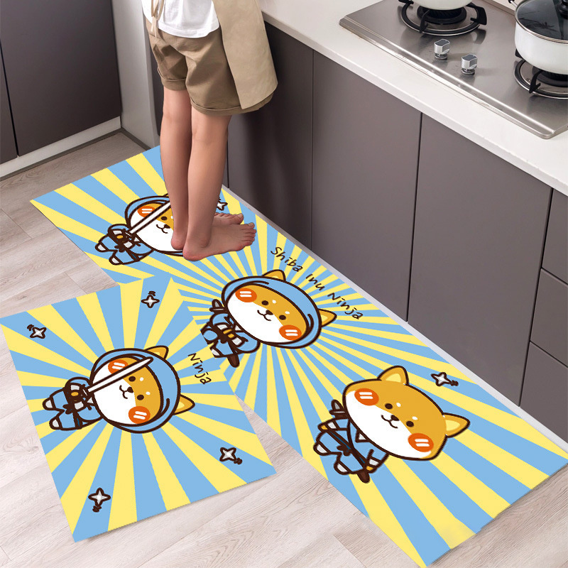 For Floor Modern 3D  Nordic Custom Luxury Rug Animal  Washable Non Slip Anti Fatigue Kitchen Rug