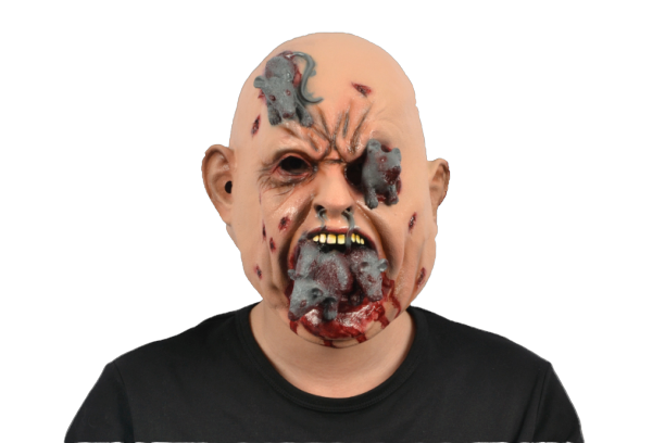 Realistic Adults Cosplay Horror Bloody Zombie Party Halloween Full Head Latex Costume Mask