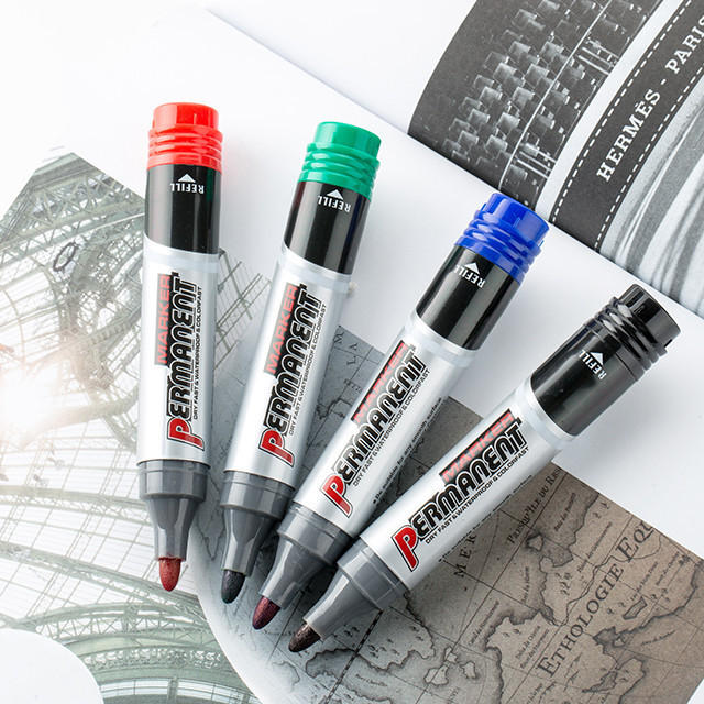 Quick Drying- Great Customization Size Wholesale Oil Based Permanent Functional Waterproof Whiteboard Marker Pen Set