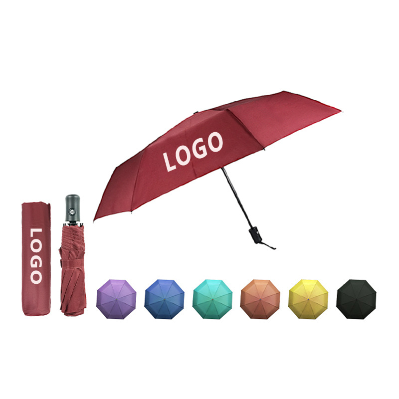 Custom Wholesale Promotional Foldable Windproof Umbrellas Wind Proof Cheap Luxury Umbrella With Logo Printing