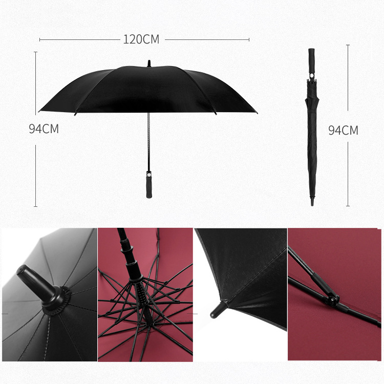 Best Quality Promotional Wholesale Luxury 27 Inch Auto Open Big Cheap WindProof Sunshade Golf Umbrella With Custom Logo