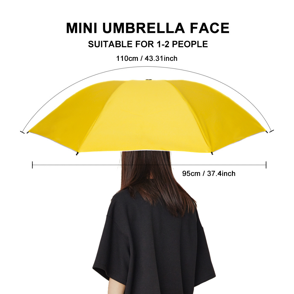 Cheap Personalize Manual Open Ladies Shade Portable Sun Women Foldable 3 Fold Umbrellas For The Rain