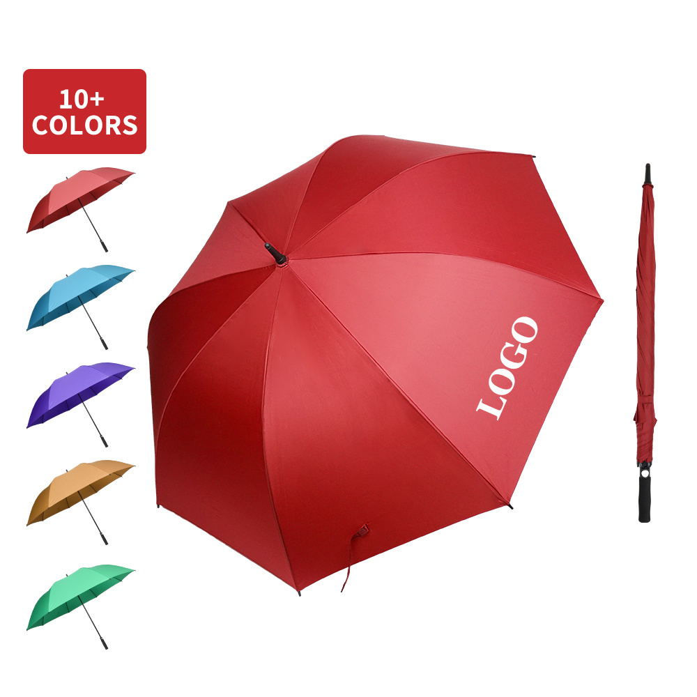 Customized Luxury Cheap Wholesale Automatic Golf Large Colorful Design Umbrella with Logo