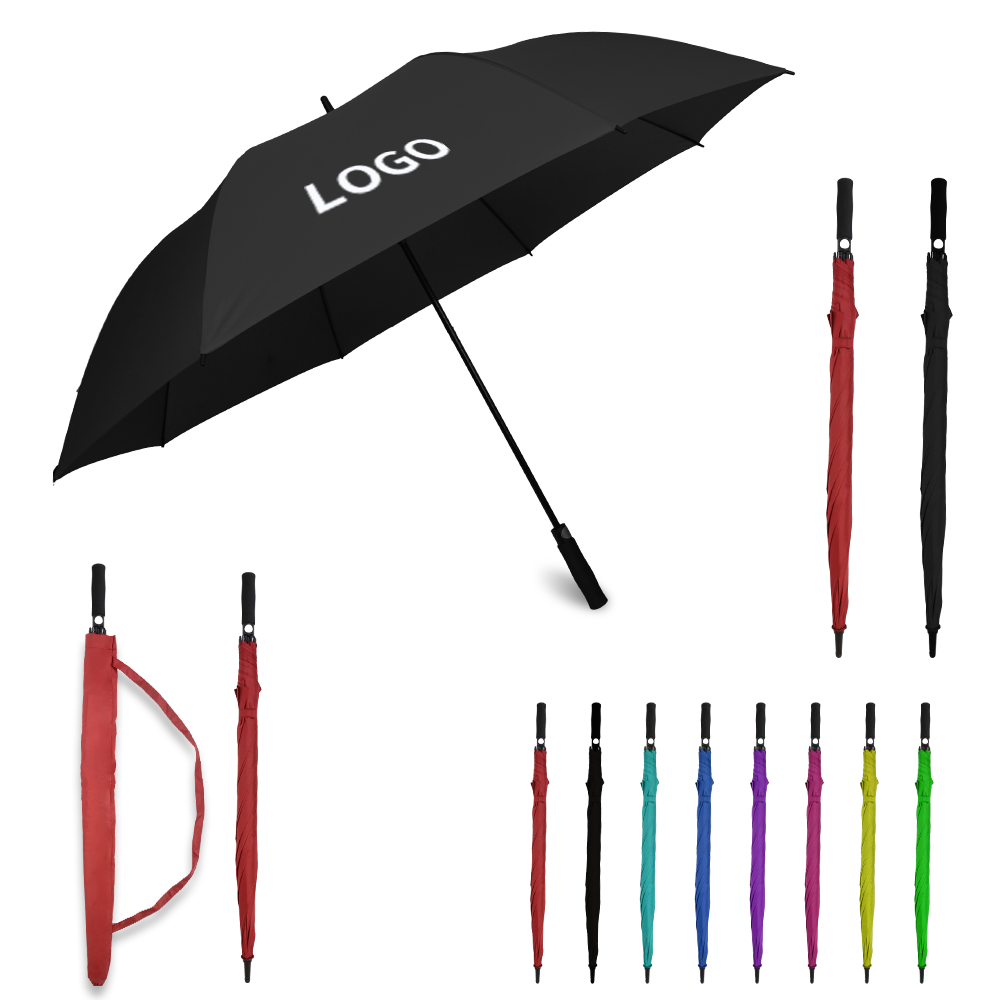 Customized Luxury Cheap Wholesale Automatic Golf Large Colorful Design Umbrella with Logo