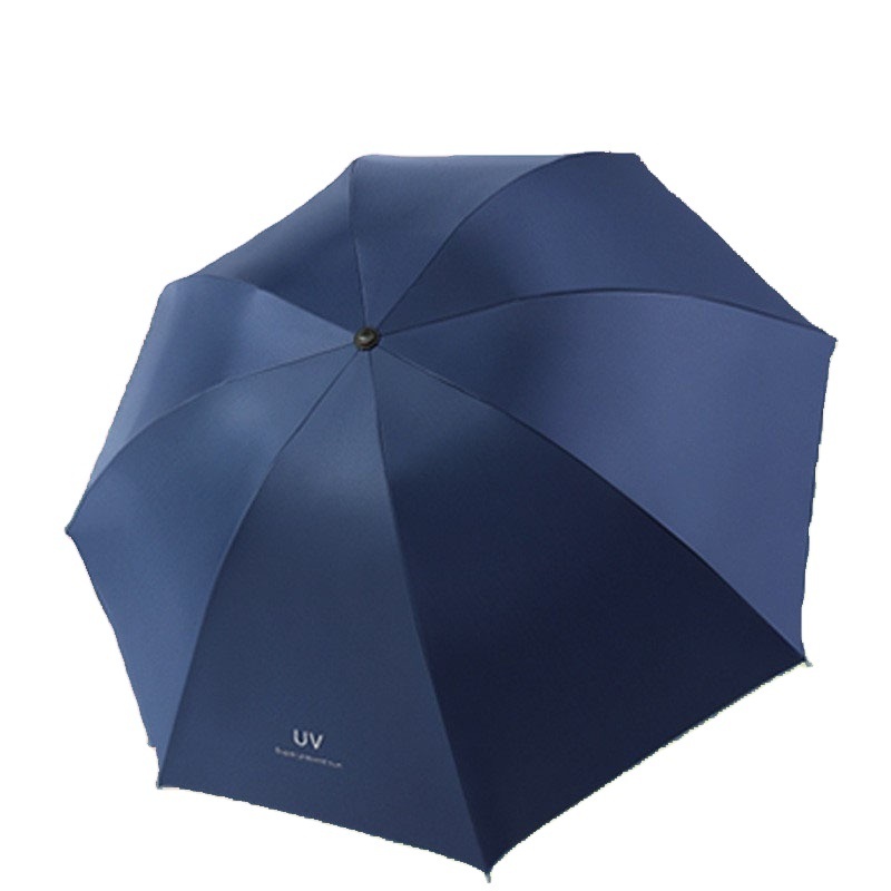 Suncustomized Manual Sunshade 3 Fold Summer Waterproof Foldable Inverted Chinese Umbrella For Business