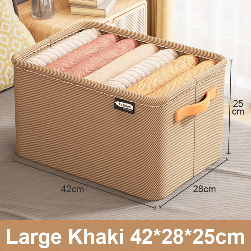 2024 Clothing Bins For Shelves Fabric Wardrobe Clothes Organizers Foldable Mesh Separation Boxes With Dividers