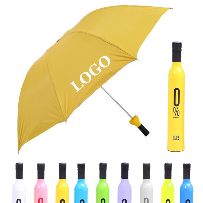 Promotional OEM Advertising Custom Wholesale Wine Umbrella with Logo Printing Car Logo Gift Branded Umbrellas