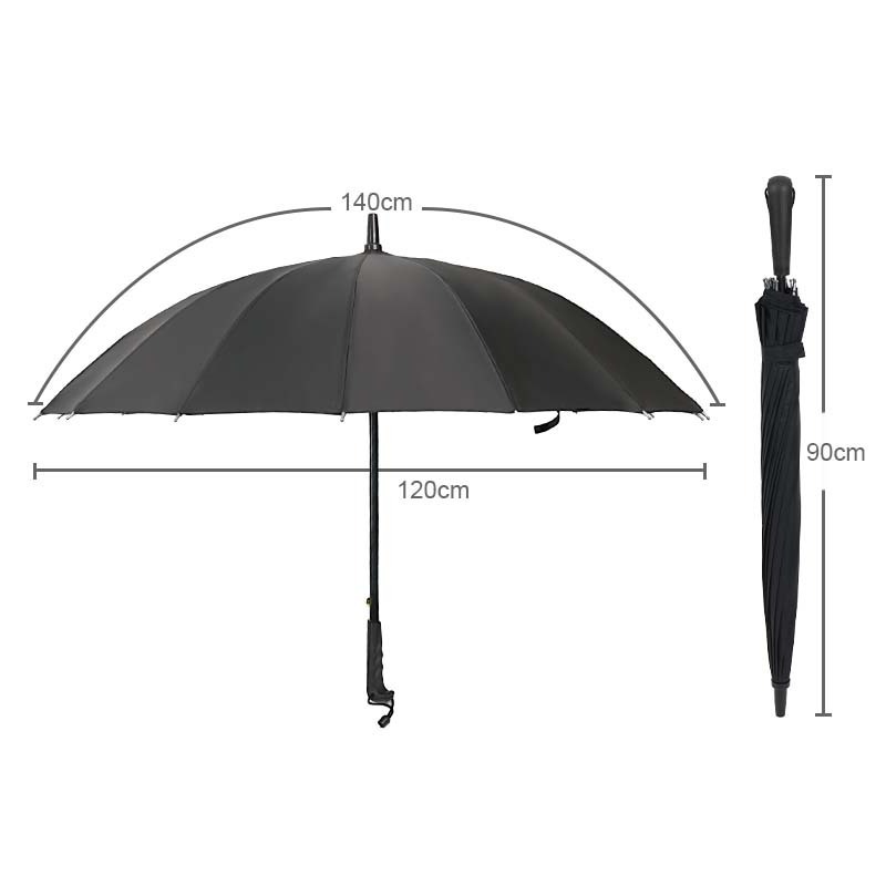 Portable Golf Umbrella Large Windproof Double Canopy Automatic Open Strong Oversized Rain Umbrellas