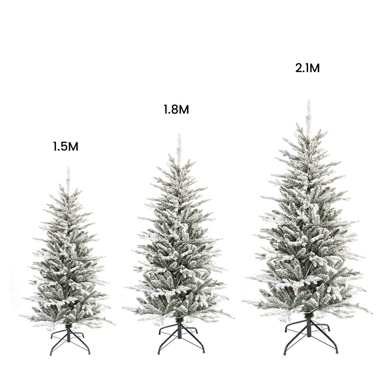 Wholesale Xmas Decoration Supplies Flocked Snow Christmas Tree for Home Office Party Decoration