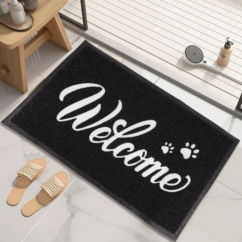 High Quality PVC Entry Door Indoor Outdoor Anti Slip Rugs Wholesale Entrance Foot Floor Mats