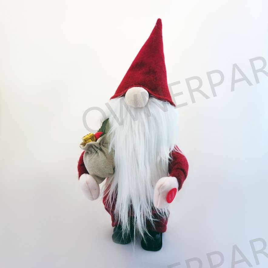 30Cm Musical Gnome Santa Plush Doll Christmas Gift Decoration Supplies Outdoor Animated Christmas Decorations For Holiday Season