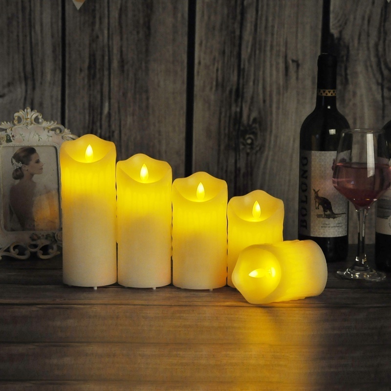 Red Waterproof festival decoration Christmas Led Candles