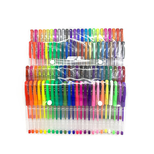 48 Colors Cute Ink Joy Coloured Black Morandi Plastic Refill Gel Pen 0.7 mm Set With Custom Logo