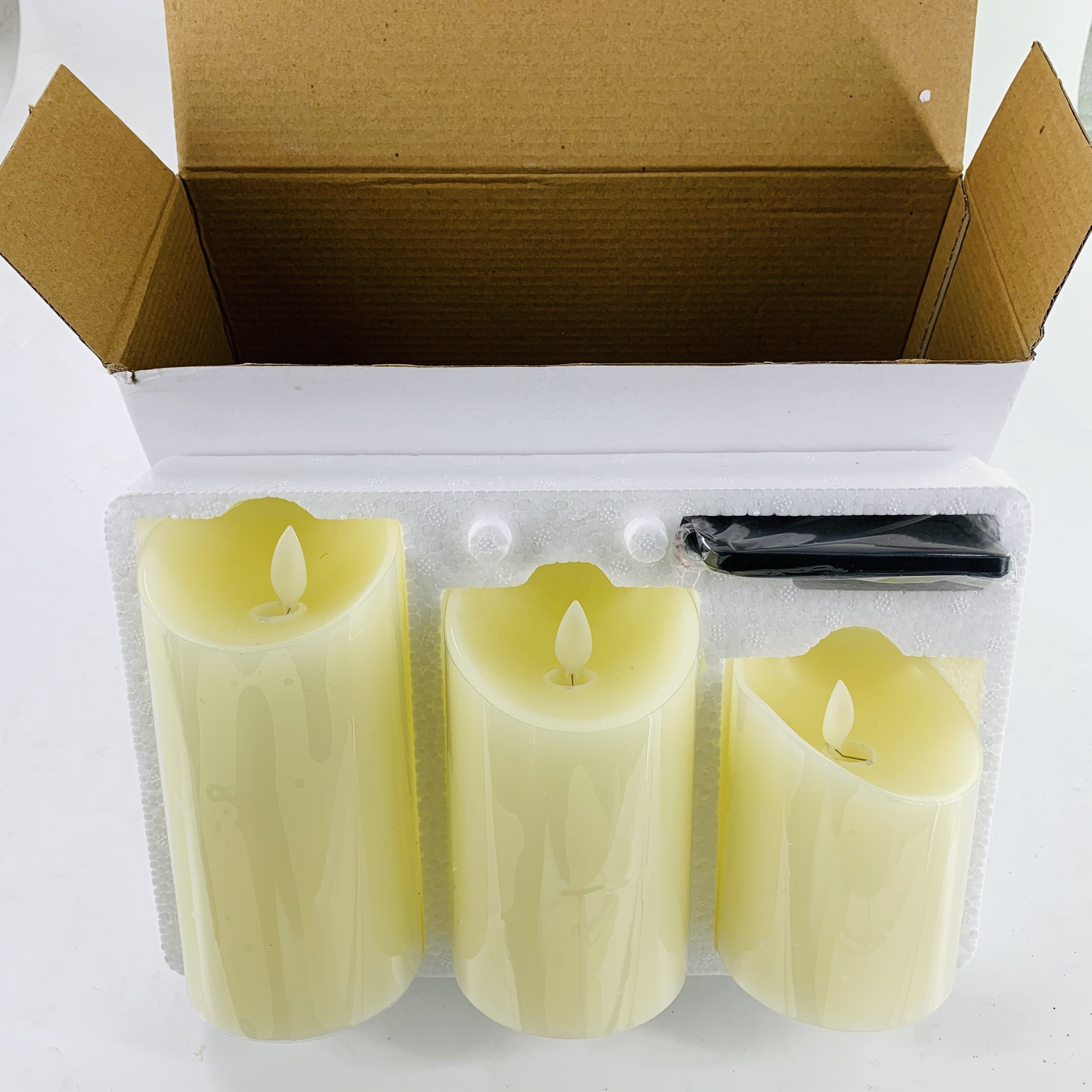 Led Votive Extra Large Artificial Flameless Pillar Candles