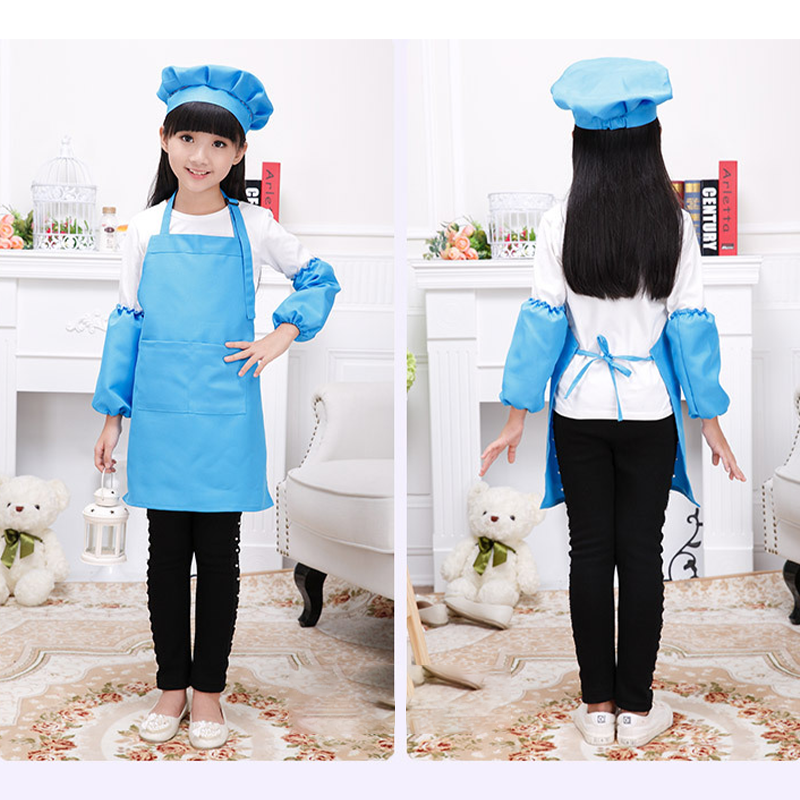 Boys Kids Apron Baking and Pastry Design with Front Pockets for Play Cooking Painting Arts Crafts