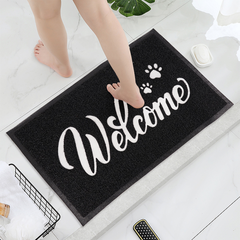 High Quality PVC Entry Door Indoor Outdoor Anti Slip Rugs Wholesale Entrance Foot Floor Mats